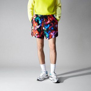 Zara x Rhude dye multicolored Shorts